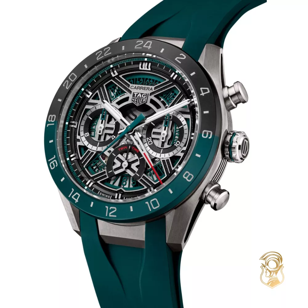 Tag Heuer Carrera CBU2084.FT6297 Extreme Sport Twin-Time Watch 44mm