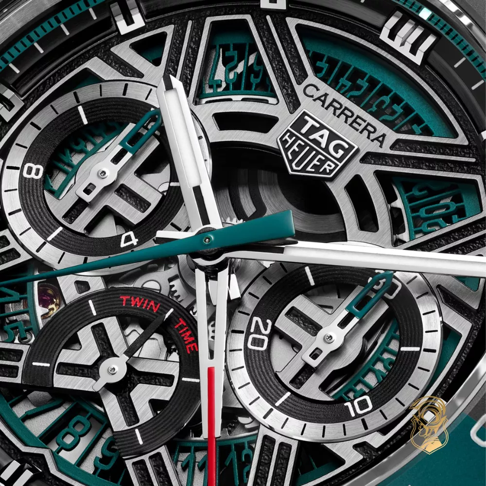 Tag Heuer Carrera CBU2084.FT6297 Extreme Sport Twin-Time Watch 44mm