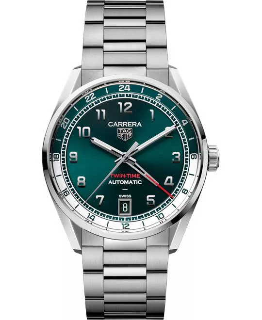 TAG Heuer Carrera Date Twin-Time Watch 41mm