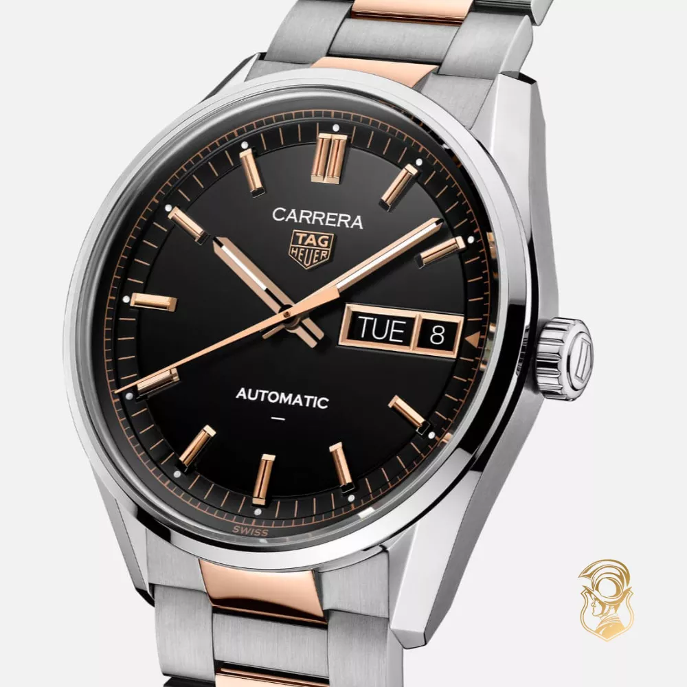 Tag Heuer Carrera WDA2111.BD0001 Day-Date Automatic Watch 41mm