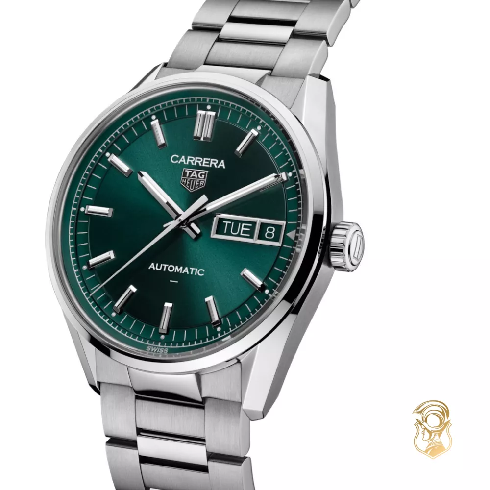 Tag Heuer Carrera WDA2115.BA0043 Day-Date Automatic Watch 41mm