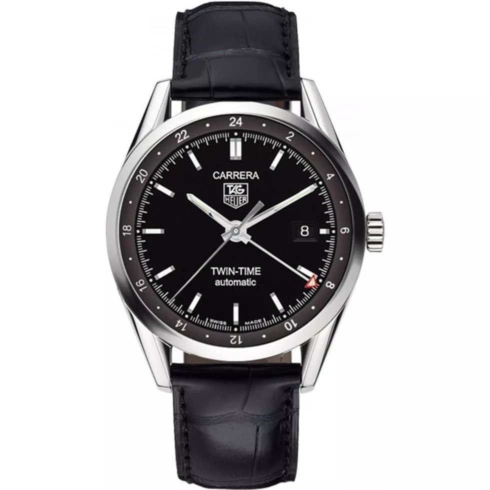 Tag Heuer Carrera WV2115.FC6180 Twin-Time 39mm