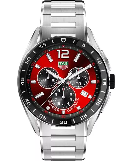 TAG Heuer Connected Silver-Tone Calibre E4 Watch 45mm