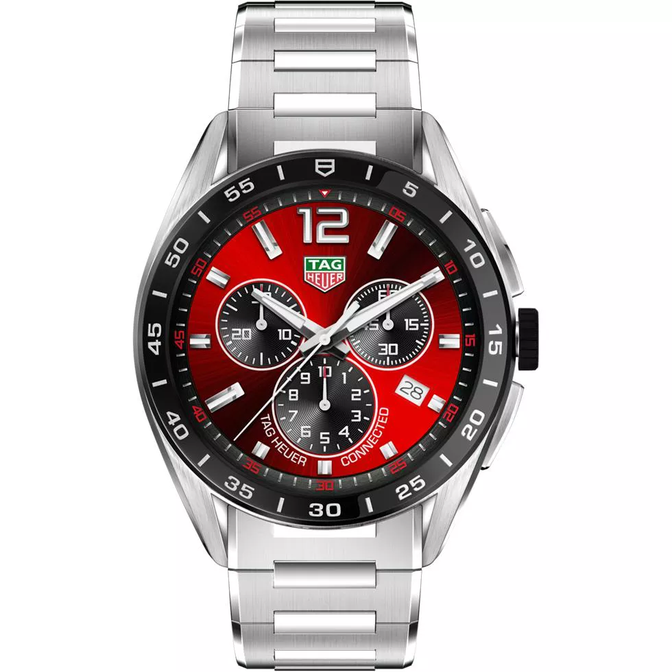 TAG Heuer Connected Silver-Tone Calibre E4 Watch 45mm