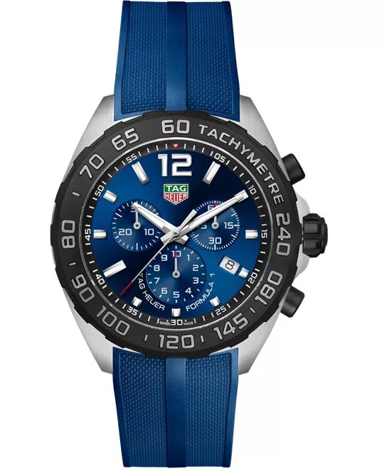 TAG Heuer Formula 1 Blue-Tone Chronograph Watch 43mm