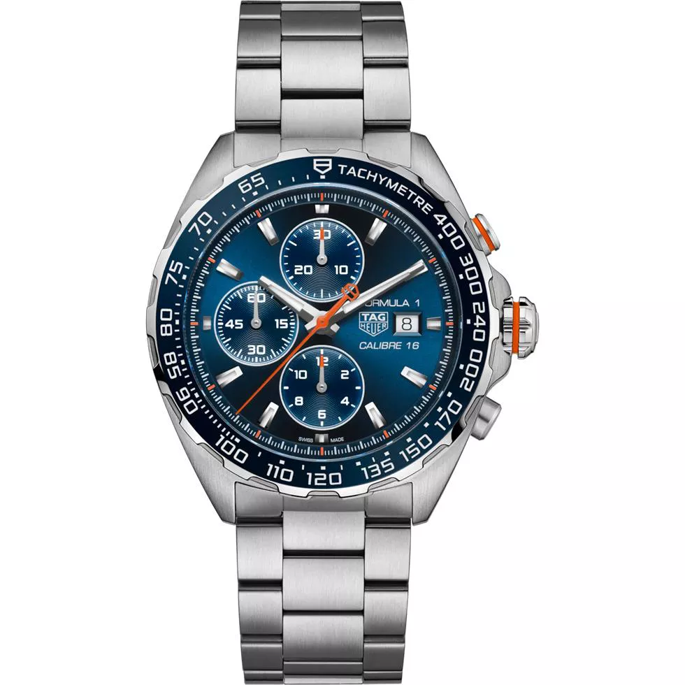 TAG Heuer Formula 1 Blue-Tone Chronograph Watch 44mm