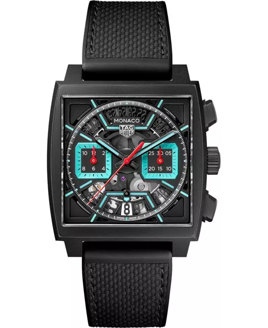 TAG Heuer Monaco Black-Tone Chronograph Watch 39mm