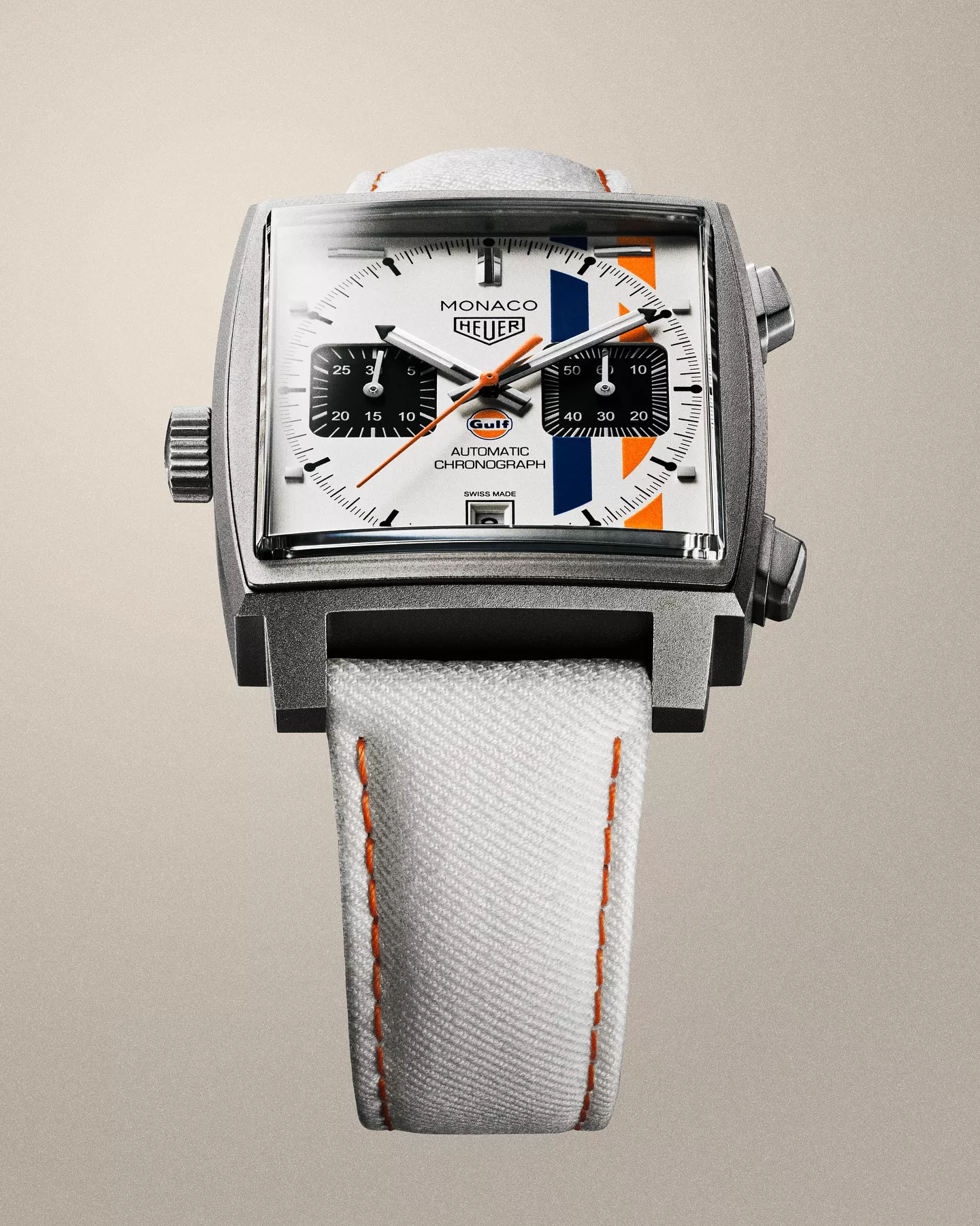 Tag Heuer Monaco CAW218G.EB0393 Chronograph x Gulf Limited Watch 39mm