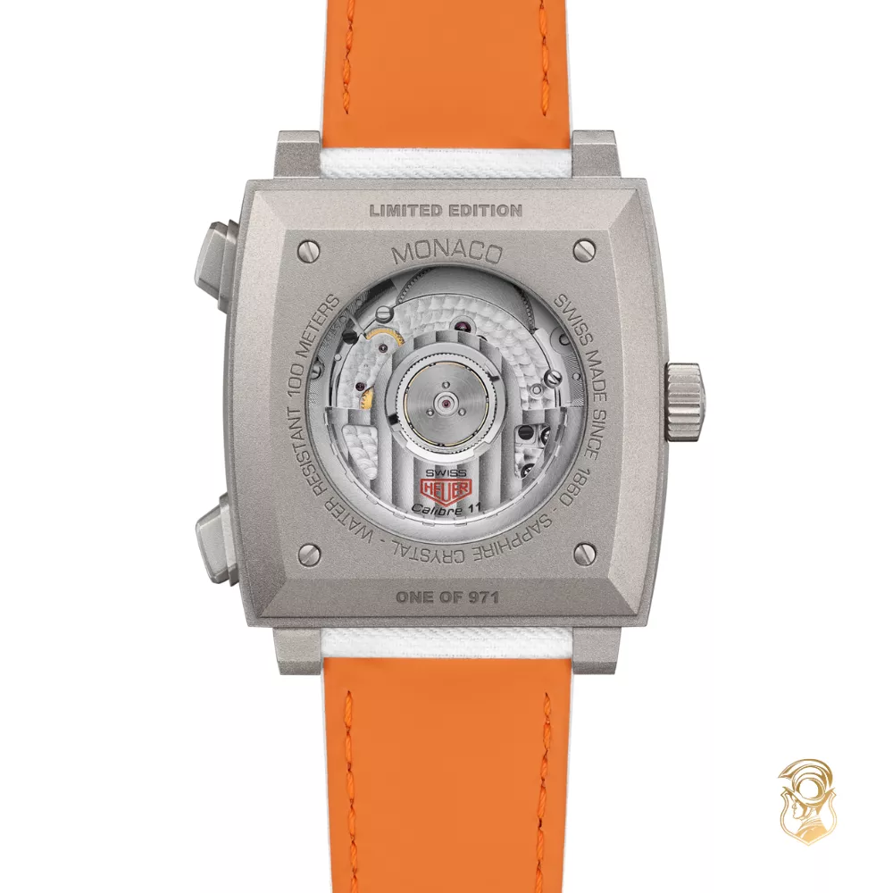 Tag Heuer Monaco CAW218G.EB0393 Chronograph x Gulf Limited Watch 39mm