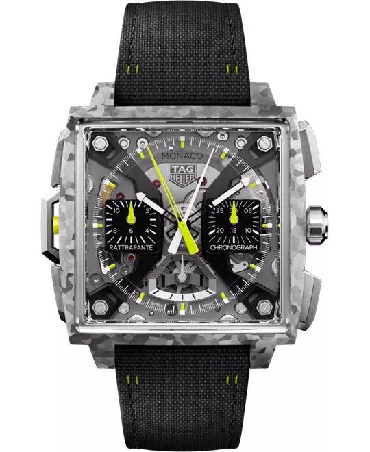 Tag Heuer Monaco Split-Seconds Chronograph Watch 41mm