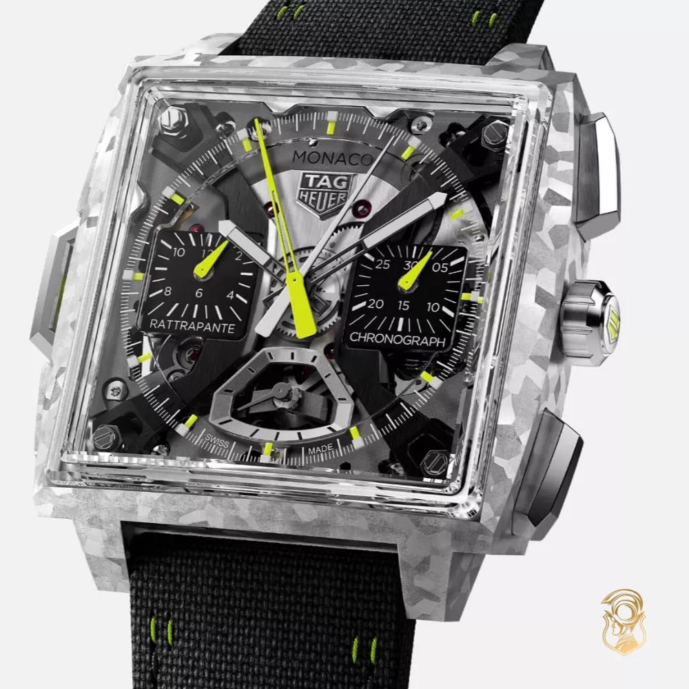 Tag Heuer Monaco Split-Seconds Chronograph Watch 41mm