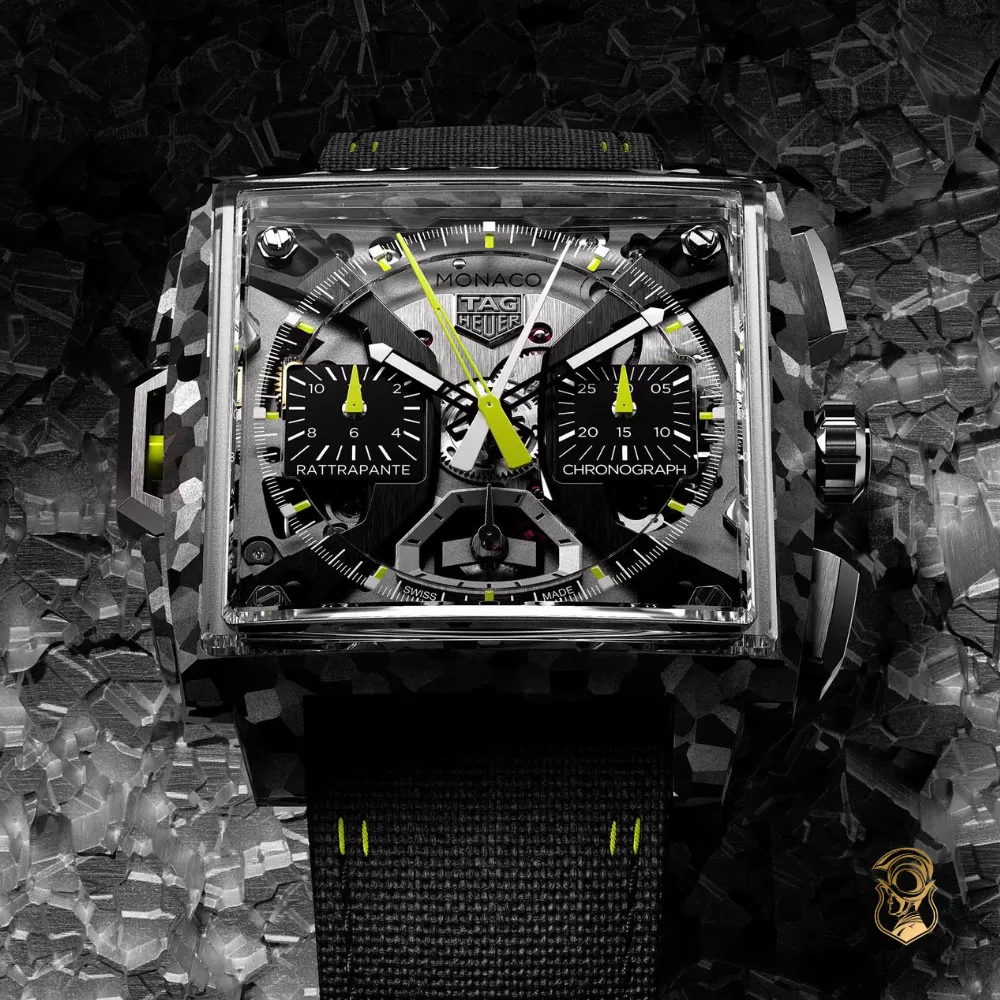 Tag Heuer Monaco Split-Seconds Chronograph Watch 41mm