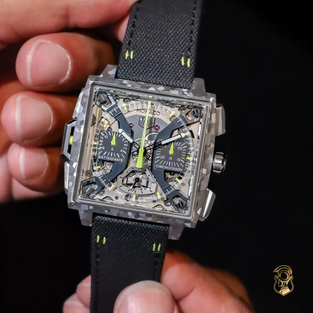 Tag Heuer Monaco Split-Seconds Chronograph Watch 41mm