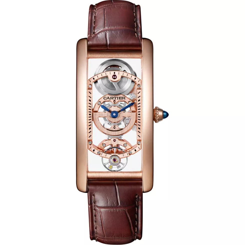 Cartier Tank WHTA0008 Pink Watch 33.75mm