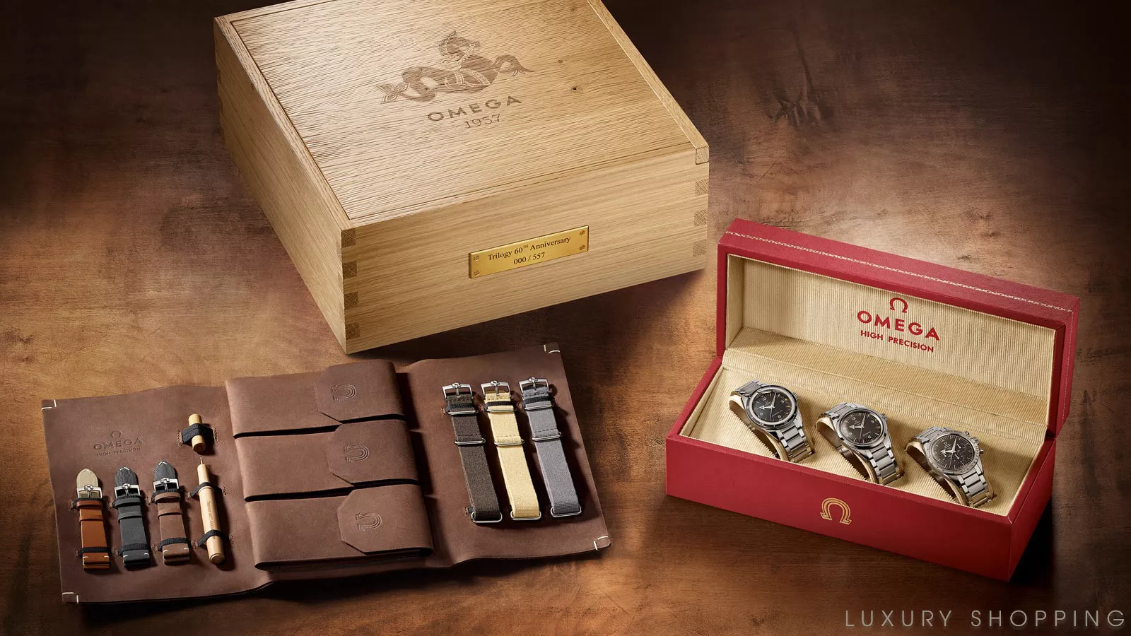 THE OMEGA 1957 TRILOGY LIMITED EDITIONS