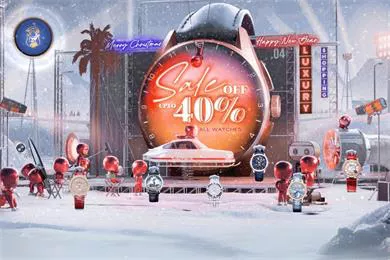 MERRY CHRISTMAS AND HAPPY NEW YEAR 2025 - SALE OFF UP TO 40% ALL WATCHES