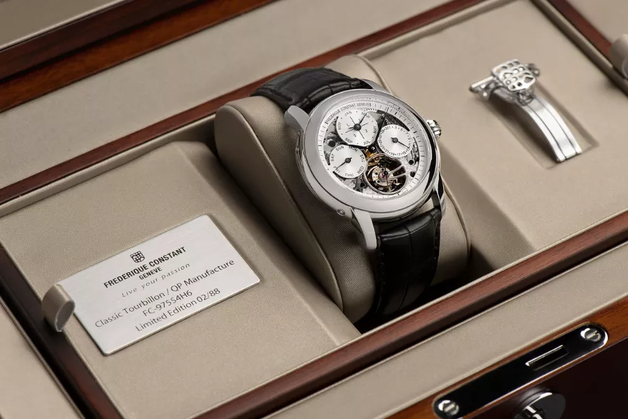 Frederique Constant giới thiệu phiên bản Perpetual Calendar Tourbillon Manufacture