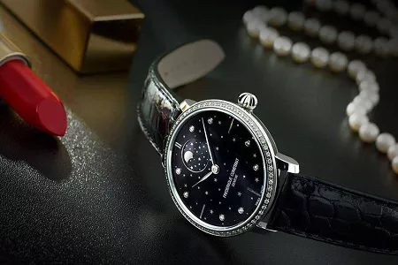 FRÉDÉRIQUE CONSTANT SLIMLINE MOONPHASE STARS MANUFACTURE - VƯƠN ĐẾN NHỮNG VÌ SAO