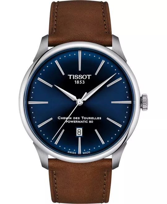 Tissot Chemin Des T139.407.16.041.00 Tourelles Powermatic 80 42mm