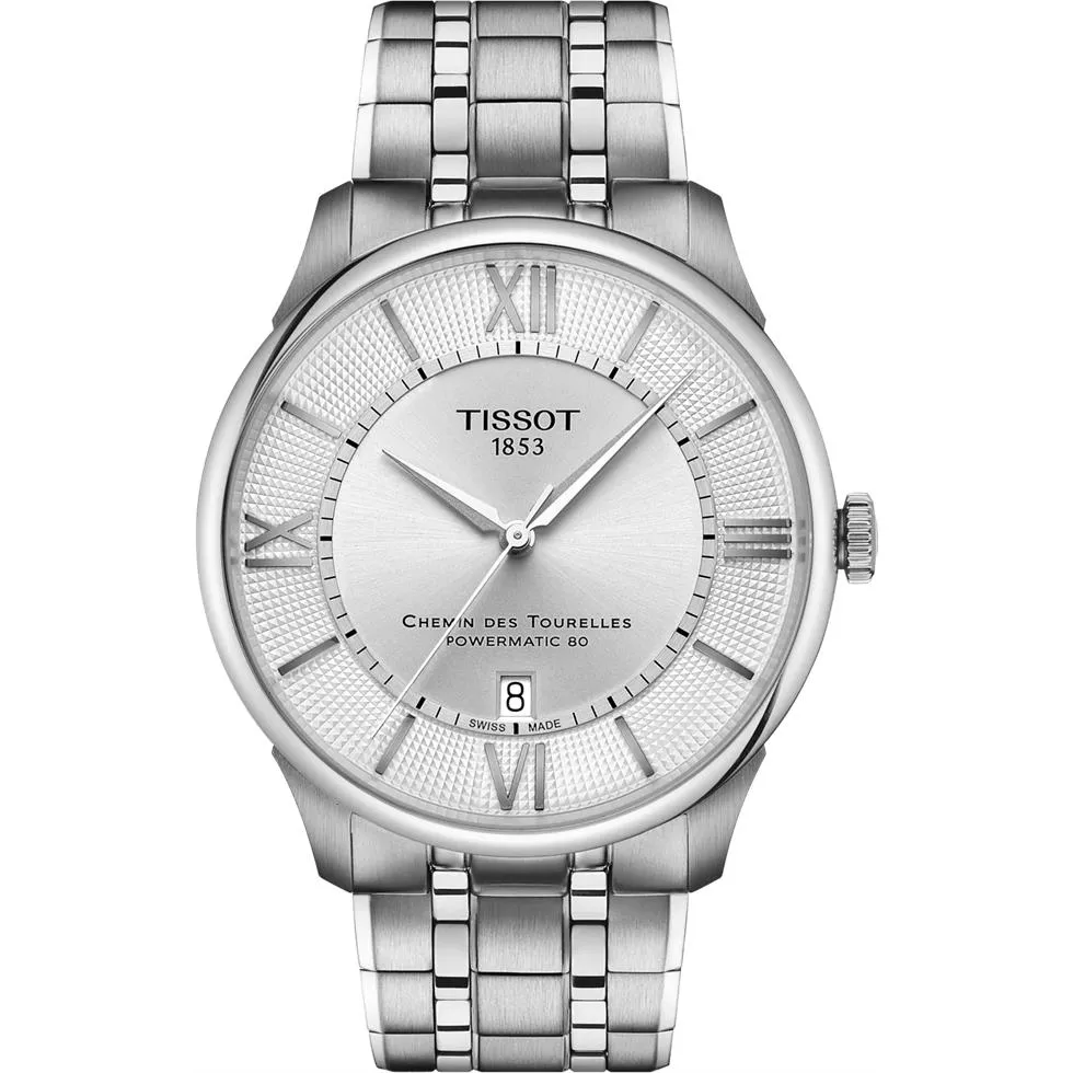 Tissot Chemin Des Tourelles T139.407.11.038.00 Silver-Tone Watch 42mm