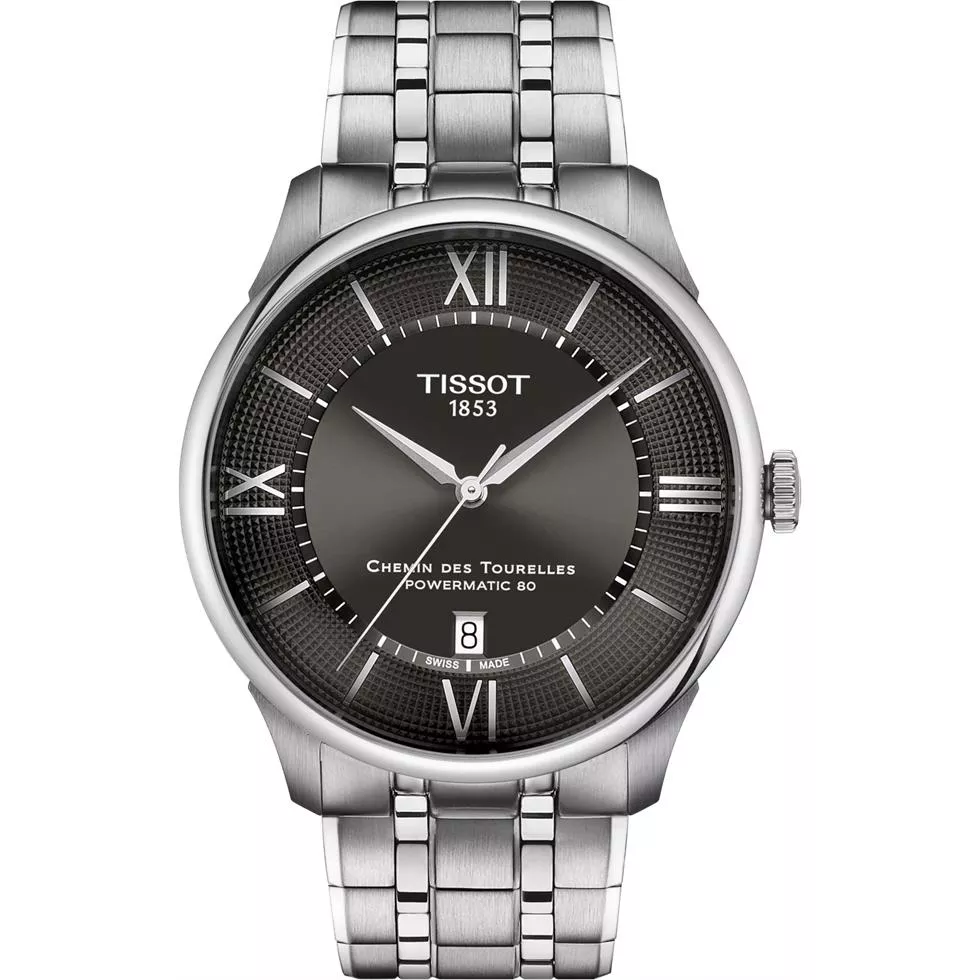 Tissot Chemin Des Tourelles T139.407.11.068.00 Silver-Tone Watch 42mm