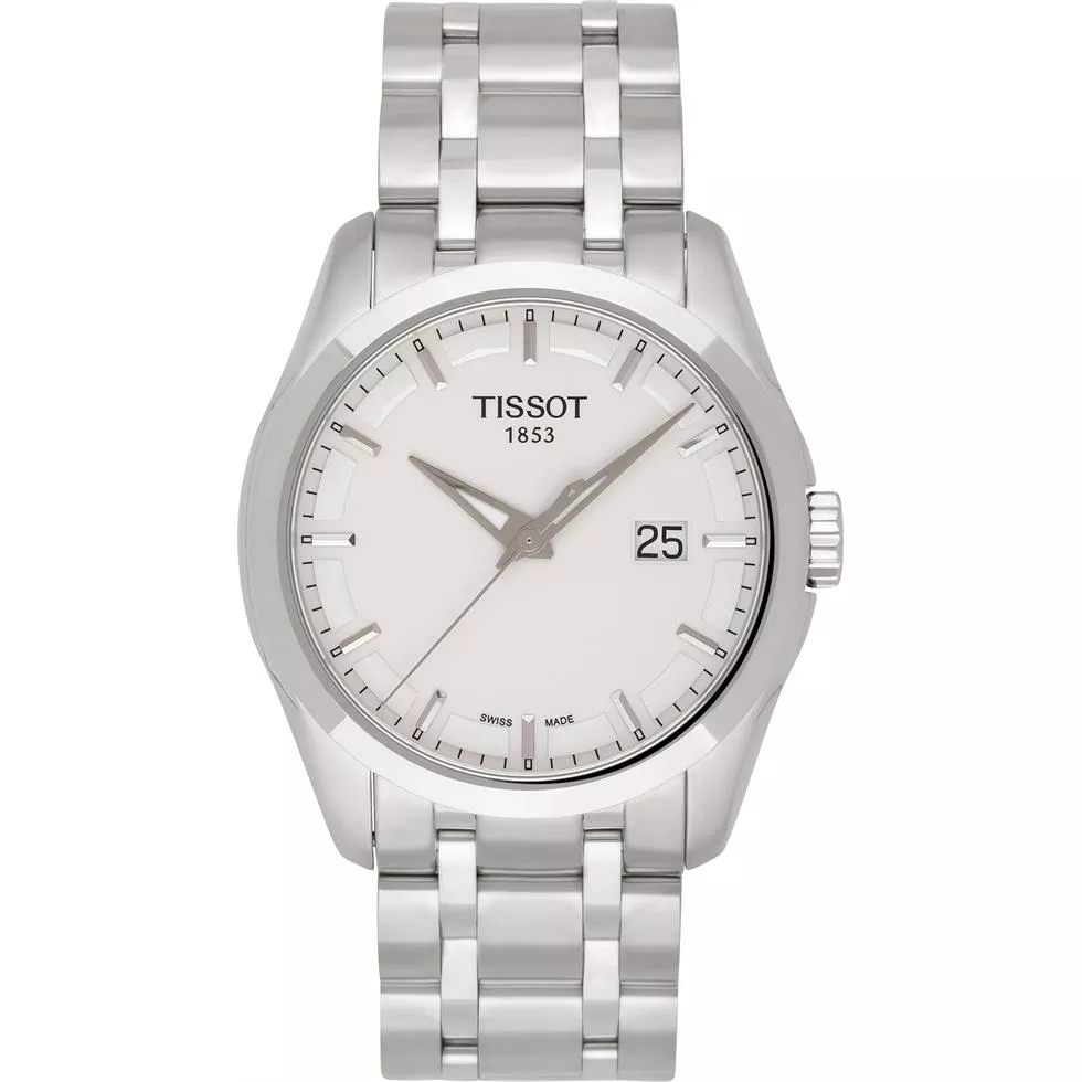 Tissot Couturier T035.410.11.031.00 Silver Watch 39mm