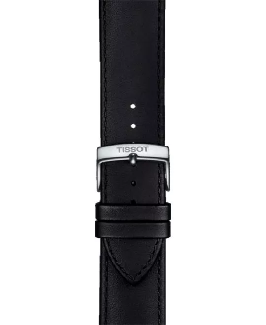 Tissot Every Time Black Leather Strap 21/20mm