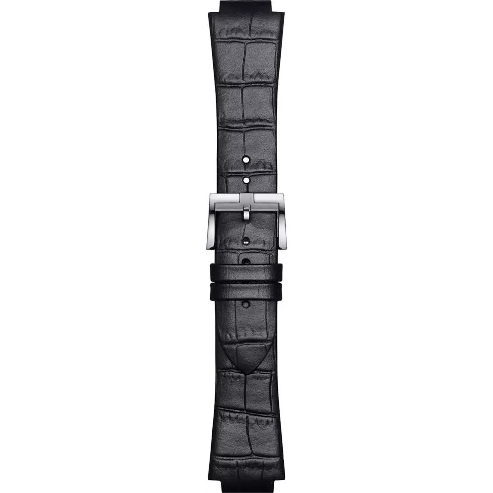 Tissot Generosi-T Black Leather Strap 24/15mm