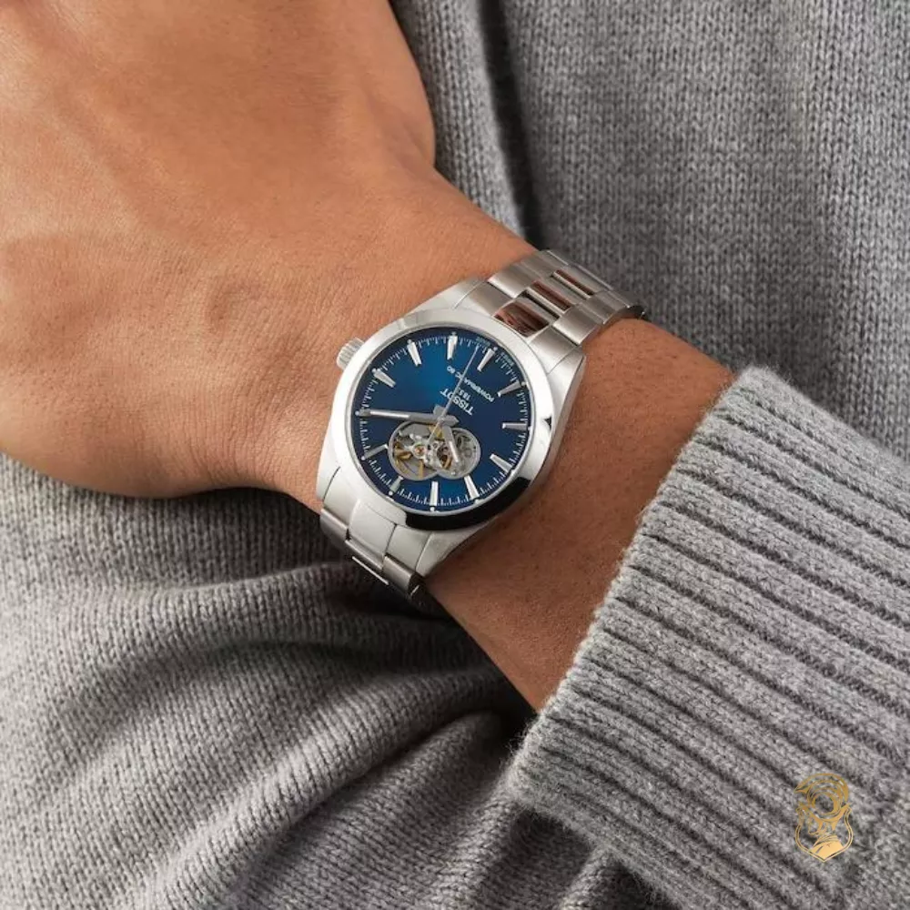 Tissot Gentleman T127.407.11.041.01 Powermatic 80 Open Heart Watch 40mm