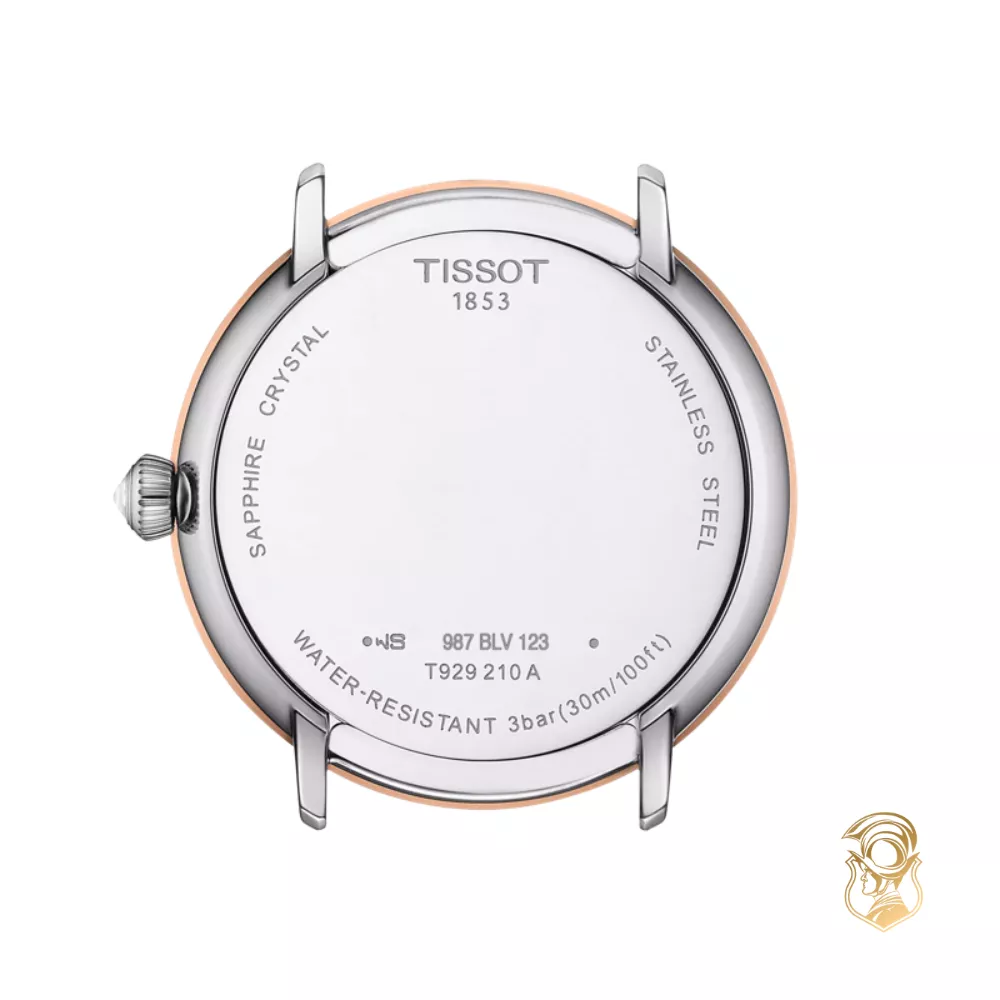 Tissot Glendora T929.210.41.116.00 18k Gold Watch 33mm