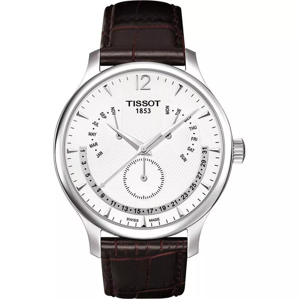 Tissot Tradition T063.637.16.037.00 Swiss Leather 42mm