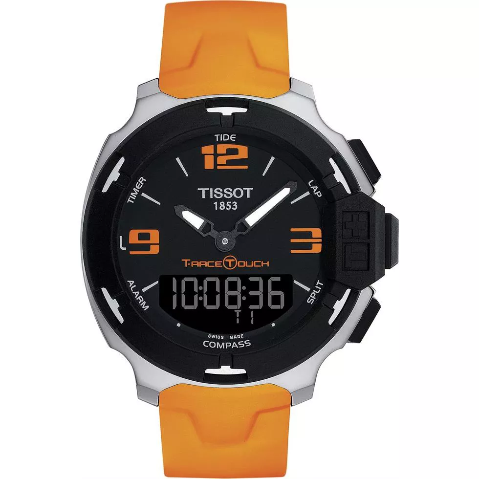 TISSOT T-Race T081.420.17.057.02 Digital Orange Watch 42mm 
