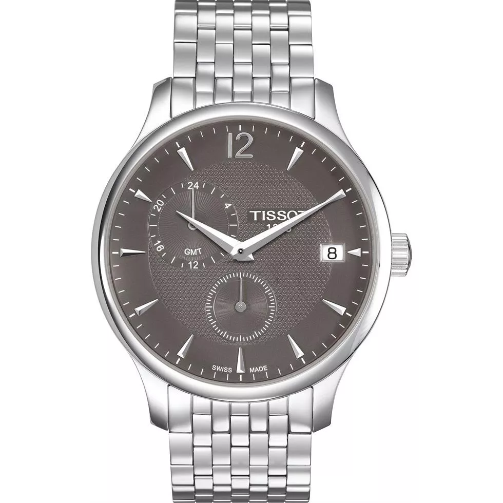 Tissot Tradition T063.639.11.067.00 GMT Watch 42mm 