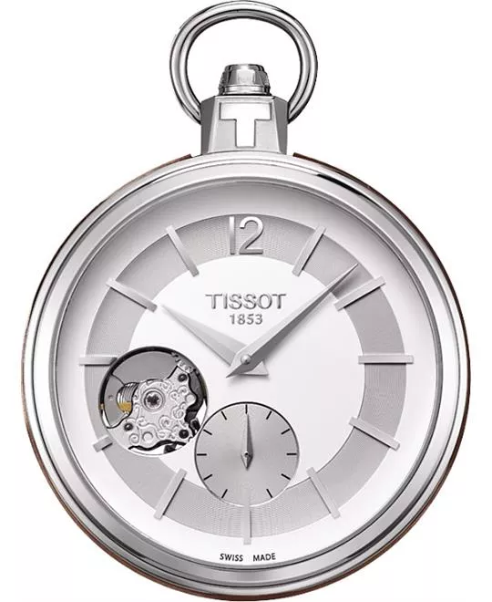 Tissot Pocket T854.405.19.037.01 Mechanical Skeleton Watch 49mm