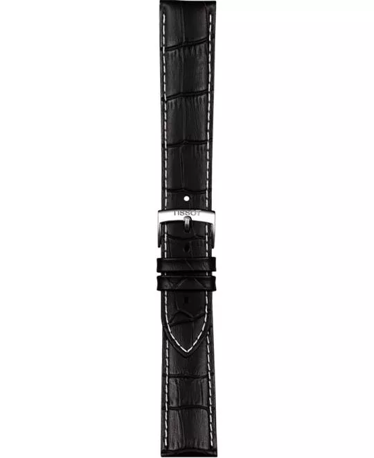 Tissot PR 100 Black Leather Strap 20/18mm