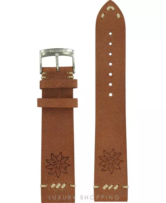 Tissot PR 100 Brown Leather Strap 20/18mm
