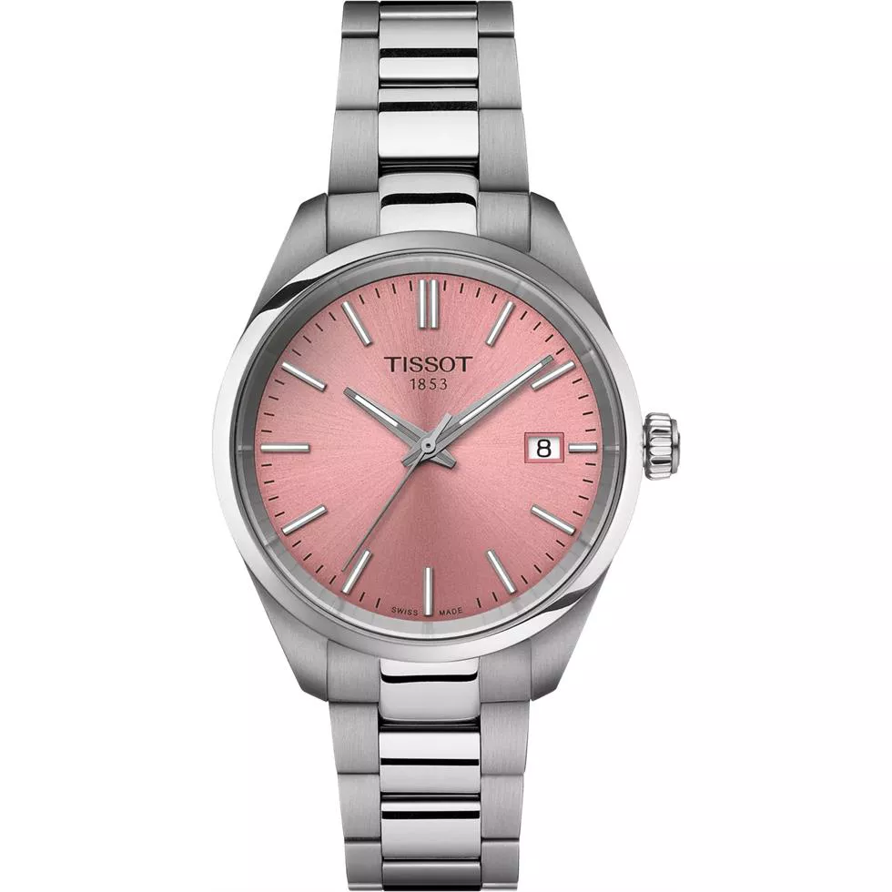 Tissot PR100 Pink-Tone Women's Watch 34mm