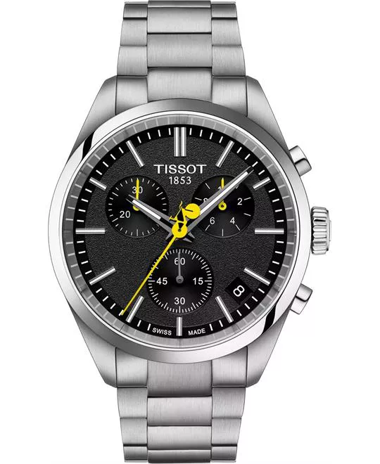 Tissot PR100 Tour De France Silver-Tone Watch 40mm