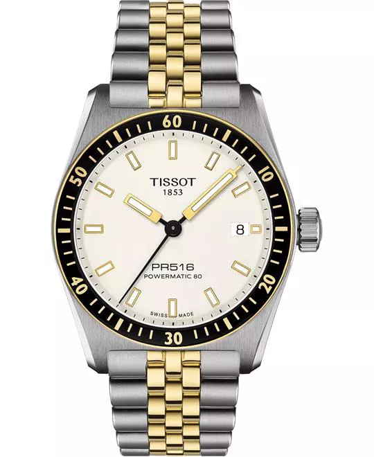 Tissot PR516 Powermatic 80 Two-Tone Watch 38mm