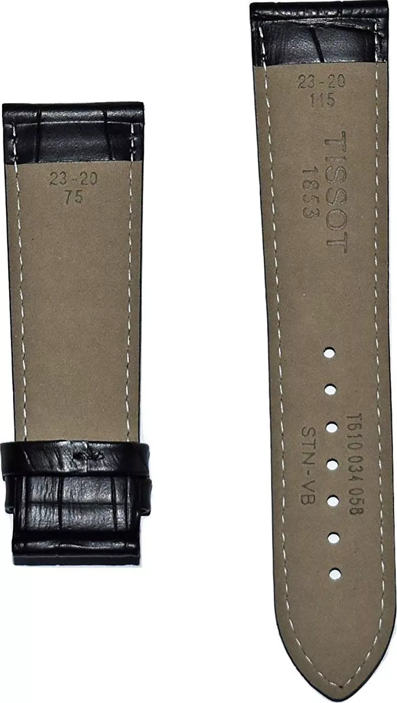 Tissot PRC200 Leather Black Original Watch 20x23mm