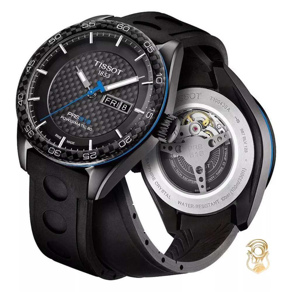 Tissot PRS 516 T100.430.37.201.00 Powermatic 80 Watch 42mm
