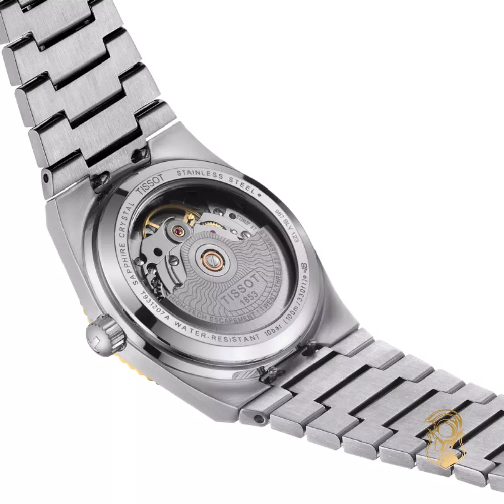 Tissot PRX T931.207.41.031.01 Powermatic 80 Steel & 18K Gold Bezel Watch 35mm