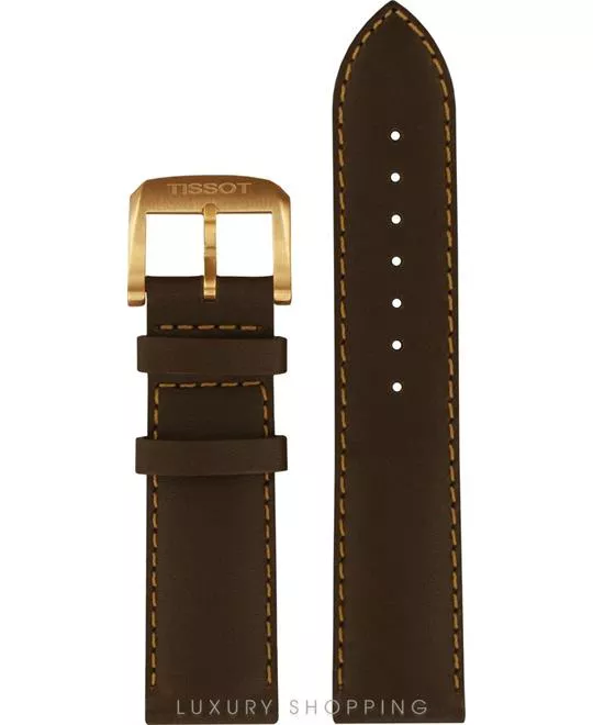 Tissot Quickster Brown Leather Strap 19/18mm