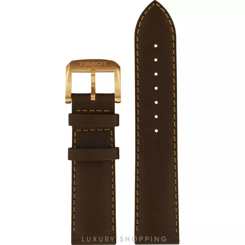 Tissot Quickster Brown Leather Strap 19/18mm