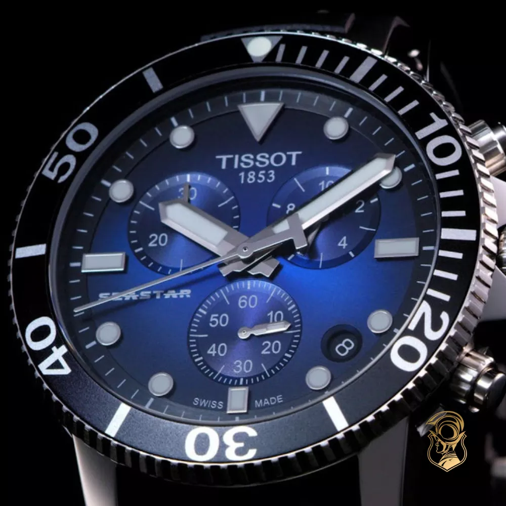 Tissot Seastar 1000 T120.417.11.041.00 Chrono Watch 45.5mm