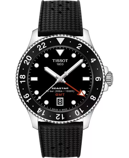 Tissot Seastar 1000 T120.852.17.051.00 GMT Watch 40mm