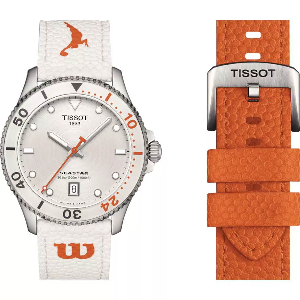 Tissot Seastar Wilson T120.410.17.011.00 Watch Set 40mm