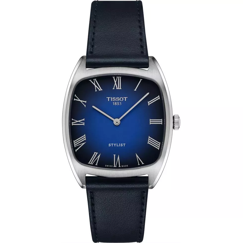 Tissot Stylist Blue-Tone Watch 32x32mm