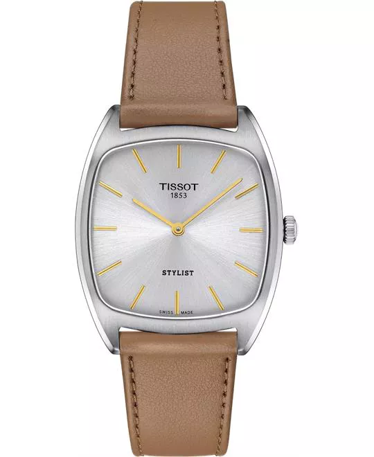 Tissot Stylist T159.909.16.031.00 Silver-Tone Watch 32x32mm