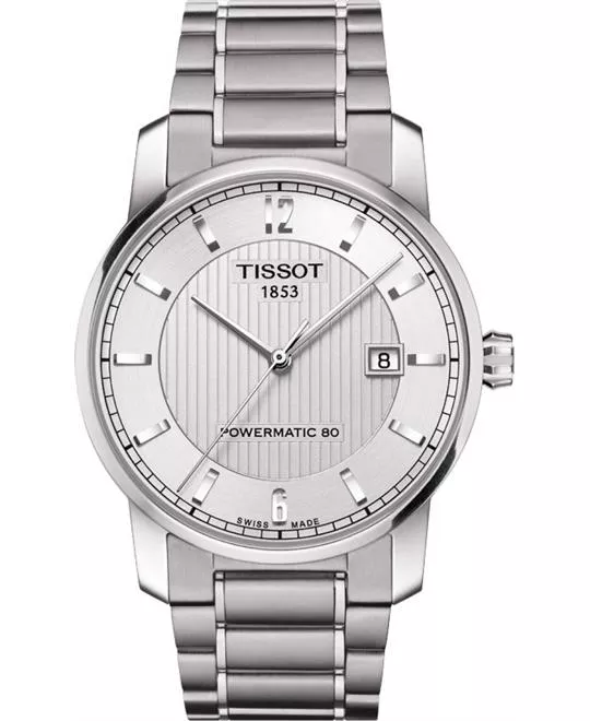 Tissot T-Classic T087.407.44.037.00 Titanium Silver Dial Watch 40mm